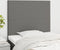 vidaXL - Hoofdborden - 2 - st - 100x5x78/88 - cm - stof - donkergrijs
