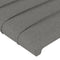 vidaXL - Hoofdborden - 2 - st - 100x5x78/88 - cm - stof - donkergrijs