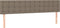 vidaXL - Hoofdborden - 2 - st - 100x5x78/88 - cm - stof - taupe