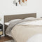 vidaXL - Hoofdborden - 2 - st - 100x5x78/88 - cm - stof - taupe
