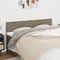 vidaXL - Hoofdborden - 2 - st - 100x5x78/88 - cm - stof - taupe