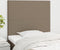 vidaXL - Hoofdborden - 2 - st - 100x5x78/88 - cm - stof - taupe