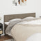 vidaXL - Hoofdborden - 2 - st - 100x5x78/88 - cm - stof - taupe