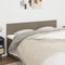 vidaXL - Hoofdborden - 2 - st - 100x5x78/88 - cm - stof - taupe