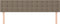 vidaXL - Hoofdborden - 2 - st - 100x5x78/88 - cm - stof - taupe