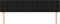 vidaXL - Hoofdborden - 2 - st - 100x5x78/88 - cm - stof - zwart