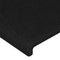 vidaXL - Hoofdborden - 2 - st - 100x5x78/88 - cm - stof - zwart
