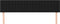 vidaXL - Hoofdborden - 2 - st - 100x5x78/88 - cm - stof - zwart