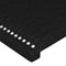 vidaXL - Hoofdborden - 2 - st - 100x5x78/88 - cm - stof - zwart