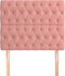 vidaXL - Hoofdborden - 2 - st - 100x7x78/88 - cm - fluweel - roze