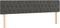 vidaXL - Hoofdborden - 2 - st - 100x7x78/88 - cm - fluweel - donkergrijs