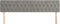 vidaXL - Hoofdborden - 2 - st - 100x7x78/88 - cm - fluweel - lichtgrijs