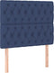 vidaXL - Hoofdborden - 2 - st - 100x7x78/88 - cm - stof - blauw