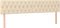 vidaXL - Hoofdborden - 2 - st - 100x7x78/88 - cm - stof - crèmekleurig