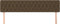 vidaXL - Hoofdborden - 2 - st - 100x7x78/88 - cm - stof - donkerbruin