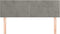 vidaXL - Hoofdborden - 2 - st - 72x5x78/88 - cm - fluweel - lichtgrijs