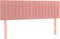 vidaXL - Hoofdborden - 2 - st - 72x5x78/88 - cm - fluweel - roze