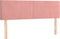 vidaXL - Hoofdborden - 2 - st - 72x5x78/88 - cm - fluweel - roze