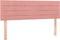 vidaXL - Hoofdborden - 2 - st - 72x5x78/88 - cm - fluweel - roze
