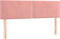 vidaXL - Hoofdborden - 2 - st - 72x5x78/88 - cm - fluweel - roze