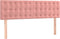 vidaXL - Hoofdborden - 2 - st - 72x5x78/88 - cm - fluweel - roze