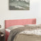 vidaXL - Hoofdborden - 2 - st - 72x5x78/88 - cm - fluweel - roze