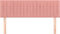 vidaXL - Hoofdborden - 2 - st - 72x5x78/88 - cm - fluweel - roze