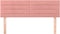 vidaXL - Hoofdborden - 2 - st - 72x5x78/88 - cm - fluweel - roze