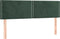 vidaXL - Hoofdborden - 2 - st - 72x5x78/88 - cm - fluweel - donkergroen