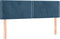 vidaXL - Hoofdborden - 2 - st - 72x5x78/88 - cm - fluweel - donkerblauw