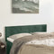 vidaXL - Hoofdborden - 2 - st - 72x5x78/88 - cm - fluweel - donkergroen