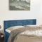 vidaXL - Hoofdborden - 2 - st - 72x5x78/88 - cm - fluweel - donkerblauw