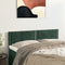 vidaXL - Hoofdborden - 2 - st - 72x5x78/88 - cm - fluweel - donkergroen