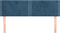 vidaXL - Hoofdborden - 2 - st - 72x5x78/88 - cm - fluweel - donkerblauw