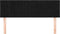 vidaXL - Hoofdborden - 2 - st - 72x5x78/88 - cm - fluweel - zwart