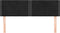 vidaXL - Hoofdborden - 2 - st - 72x5x78/88 - cm - fluweel - zwart