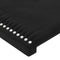 vidaXL - Hoofdborden - 2 - st - 72x5x78/88 - cm - fluweel - zwart