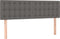vidaXL - Hoofdborden - 2 - st - 72x5x78/88 - cm - kunstleer - grijs