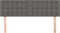 vidaXL - Hoofdborden - 2 - st - 72x5x78/88 - cm - kunstleer - grijs