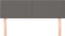 vidaXL - Hoofdborden - 2 - st - 72x5x78/88 - cm - kunstleer - grijs