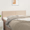 vidaXL - Hoofdborden - 2 - st - 72x5x78/88 - cm - kunstleer - cappuccinokleurig