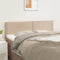 vidaXL - Hoofdborden - 2 - st - 72x5x78/88 - cm - kunstleer - cappuccinokleurig