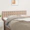 vidaXL - Hoofdborden - 2 - st - 72x5x78/88 - cm - kunstleer - cappuccinokleurig