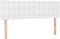 vidaXL - Hoofdborden - 2 - st - 72x5x78/88 - cm - kunstleer - wit