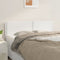 vidaXL - Hoofdborden - 2 - st - 72x5x78/88 - cm - kunstleer - wit