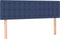 vidaXL - Hoofdborden - 2 - st - 72x5x78/88 - cm - stof - blauw