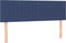 vidaXL - Hoofdborden - 2 - st - 72x5x78/88 - cm - stof - blauw