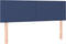 vidaXL - Hoofdborden - 2 - st - 72x5x78/88 - cm - stof - blauw