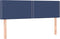 vidaXL - Hoofdborden - 2 - st - 72x5x78/88 - cm - stof - blauw