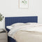 vidaXL - Hoofdborden - 2 - st - 72x5x78/88 - cm - stof - blauw